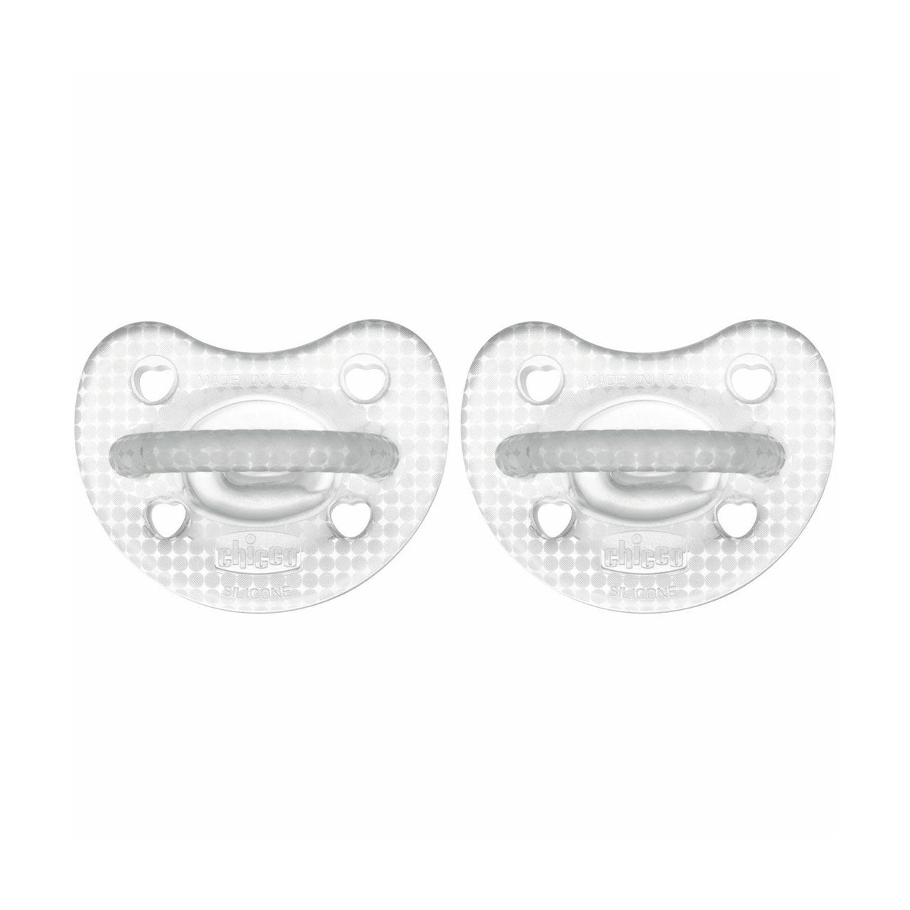 Пустушка Chicco PhysioForma Crystal силікон, від 16 до 36 місяців, прозора, 2 шт (73086.31)
